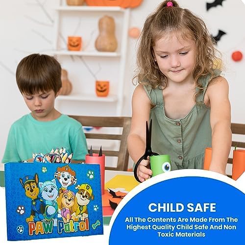 Paw Patrol Colored Pencils Art Supplies Kids Drawing Kit School Supplies Painting Kit Girls Drawing Pencils Art Kit Travel Case with Crayons Arts and Crafts for Kids 4-12