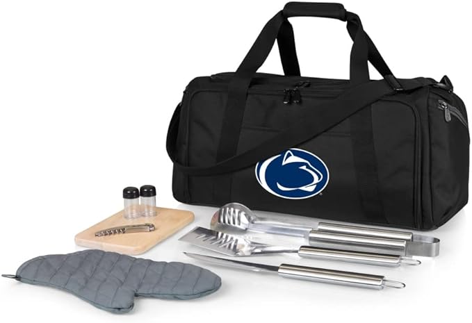 PICNIC TIME NCAA BBQ Kit Cooler Tote with Barbecue & Accessories