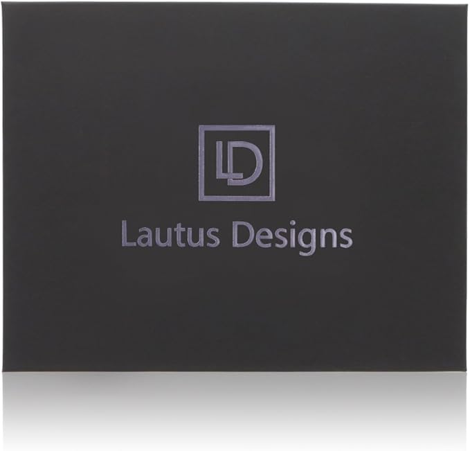 Customized Leather Padfolio - Name/Logo Printed on Lean Black Faux Leather Business Portfolio File Organizer & Binder for Men or Women. Includes 8.5x11 Notepad & Premium Gift Box.