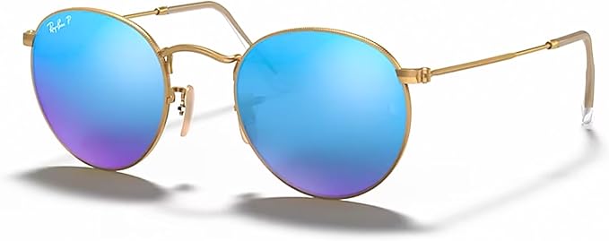 Ray-Ban RB3447 ROUND METAL Sunglasses For Men +BUNDLE with ACCESSORY EYEWEAR KIT