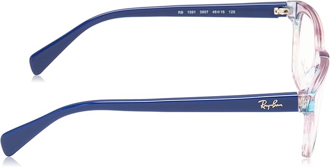 Ray-Ban girls Ry1591 Square Prescription Eyeglass Frames