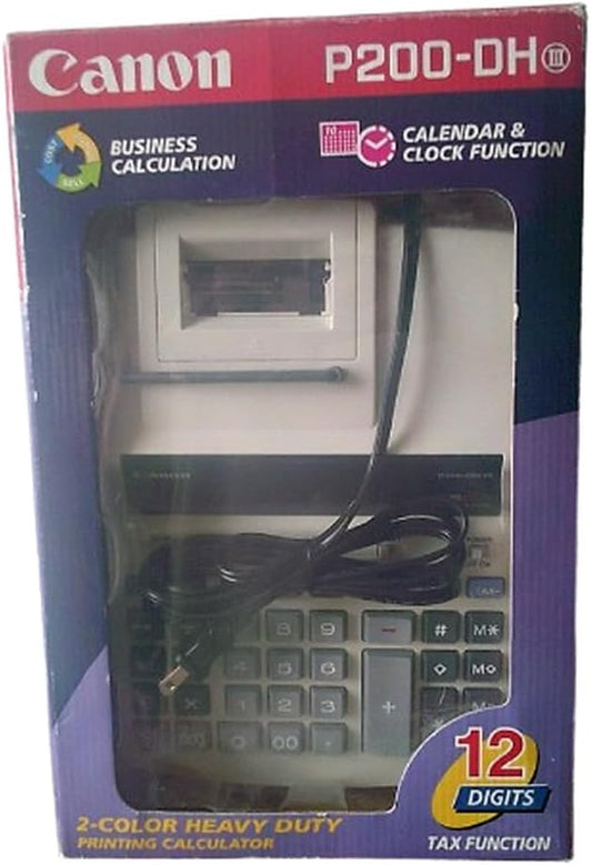 Canon P170-Dh-3 Printing Calculator, Black/Red Print, 2.3 Lines/Sec