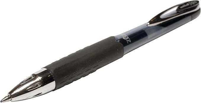 uniball 207 Retractable Gel Pens, Micro Point (0.5mm), Blue, 12 Pack