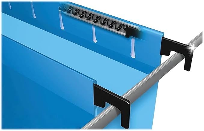 Pendaflex SureHook Reinforced Hanging Folders, Legal Size, Assorted Colors, 1/5 Cut, 20/BX (6153 1/5 Asst)