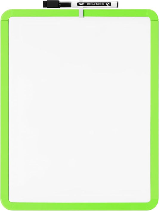 Mr. Pen- Dry Erase Board, 14” x 11” with a Black Dry Erase Marker, Small Mini White Board for Students