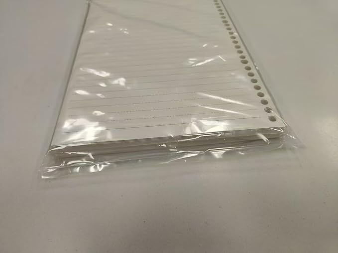 6 Pack A6 6 Holes Binder Name Card Holder Plastic Business Card Organizer Binder Coupon Holder Waterproof 6 Holes for Personal Organiser