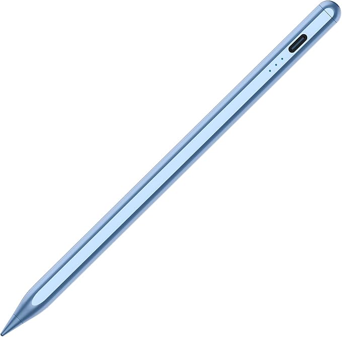 Stylus Pen for iPad 6th-11th Generation, 10 Mins Fast Charge Apple Pencil Compatible with 2018-2025 iPads Pencil, Apple Pen for iPad Pro 11"/12.9"/M4, Air 3/4/5/M2/M3, Mini 5/6 Gen, Blue