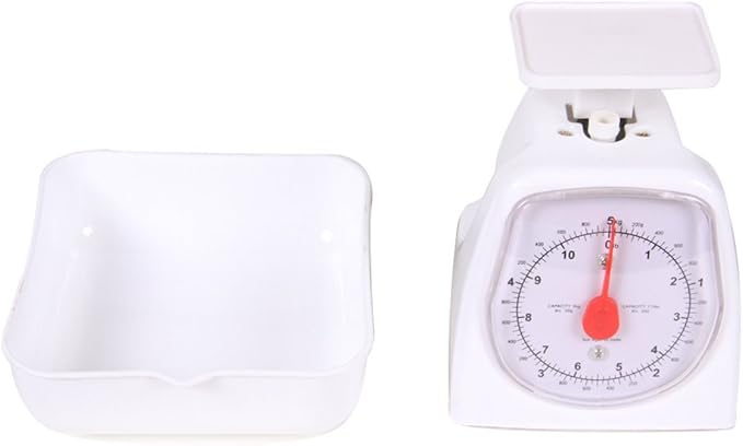 hand2mind Dual-Dial Analog Platform Scale, 5 kg Scale, Kitchen Scales, Weighing Scales, Classroom Supplies for Teachers Elementary, Teacher Supplies, School Supplies