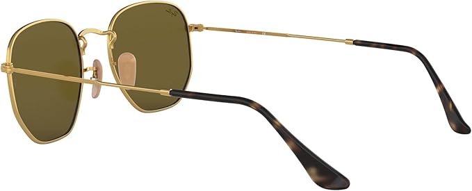 Ray-Ban unisex-adult Rb3548n Hexagonal Flat Lens Hexagonal Sunglasses