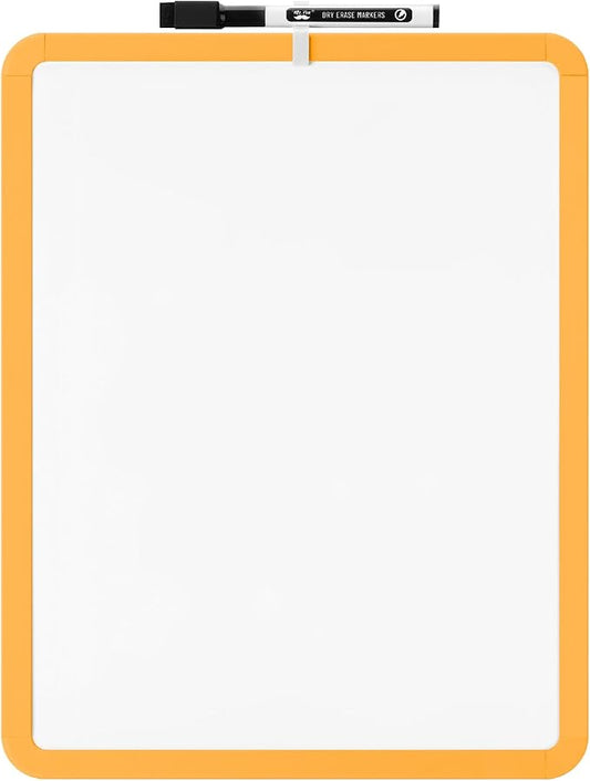 Mr. Pen- Dry Erase Board, 14” x 11” with a Black Dry Erase Marker, Small Mini White Board for Students
