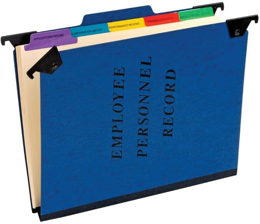 Pendaflex Employee/Personnel Folders, Blue (SER-2-BL)
