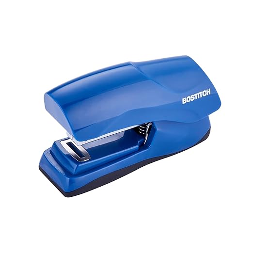 Bostitch Office Heavy Duty 40 Sheet Stapler with 1250 Staples & Claw Remover, Small Stapler Size, Fits into The Palm of Your Hand, Value Pack, Blue (B175-BLUE-VP)