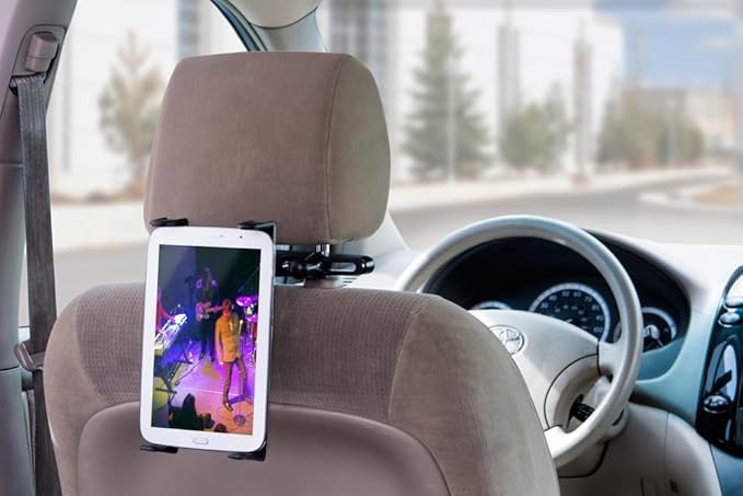 ARKON Mounts Car Seat Headrest Tablet Mount for iPad Air/4/3/2/Pro, Galaxy Note/Tab Pro (TABHM7)