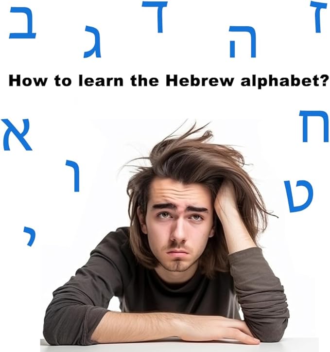 Hebrew Biblical Alphabet Syllabary Flash Cards – Alef Bet Letter Educational Jewish Language Learning Flashcards