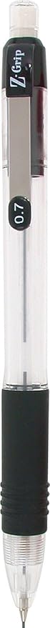 Zebra Pen Z-Grip Mechanical Pencil, 0.7mm Point Size, HB #2 Graphite, Assorted Grip Colors, 5-Count