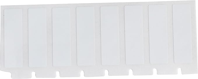 Brady Authentic (M5-112-492) FreezerBondz™ Ultra-Thin Cryogenic Polyester Labels 0.375" H x 1.25" W Black on White, 360 Labels. for use with The BMP51 and M511 Label Printers