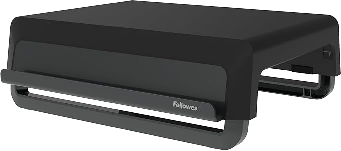 Fellowes Breyta Ergonomic Height Adjustable Stand for Monitor/Laptop, Black