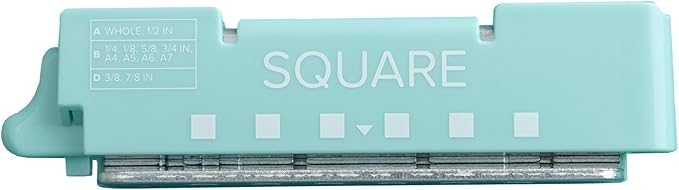 We R Memory Keepers Multi Cinch (Square Punch) Art Crafts Sewing Scrapbooking Journaling Printmaking Paper Craft Office Home Card Stock DIY Card Making Sticker Machine Stamping Punches Papers