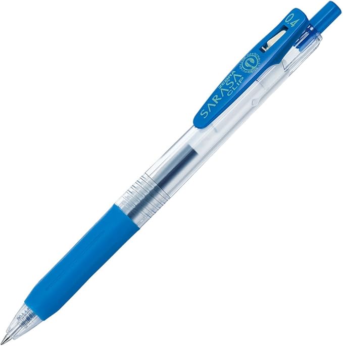 Zebra Sarasa Clip Gel Ink Ballpoint Pen, 0.4mm, 10 Color Set (JJS15-10CA)