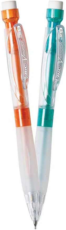 BIC Velocity Max Mechanical Pencil, Thick Point (0.9mm), 2-Count (Pack of 2)
