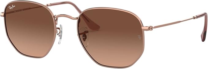 Ray-Ban unisex-adult Rb3548n Hexagonal Flat Lens Hexagonal Sunglasses