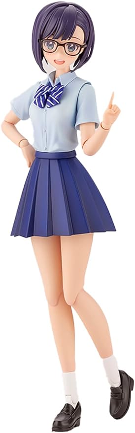 Kotobukiya Sousai Shojo Teien: Koyomi Takanashi (Ryobu High School Summer Clothes) Dreaming Style True Sapphire Plastic Model Kit, Multicolor, (JK026)