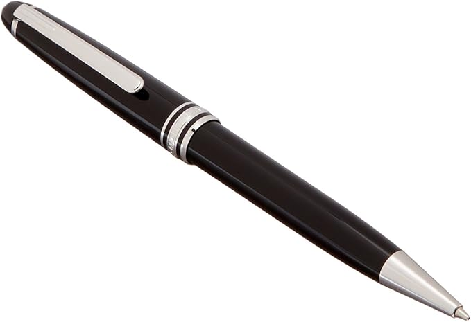 Mont Blanc 165-Meisterstuck Classique Platinum Mechanical Pencil, Black-0.7 (2868)