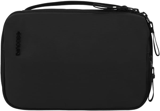 Incase A.R.C Accessory Organizer - Electronic Organizer Travel Case + Cord Storage - Efficient Cable Management - Compact & Durable Electronics Organizer, Black (10 x 3 x 2 in)