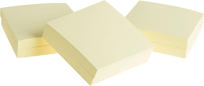 Staples Sticky Notes, 3" x 3", Assorted Colors, 3600 Sheets – Standard Self‑Stick Notes for Messages, Reminders & Planning