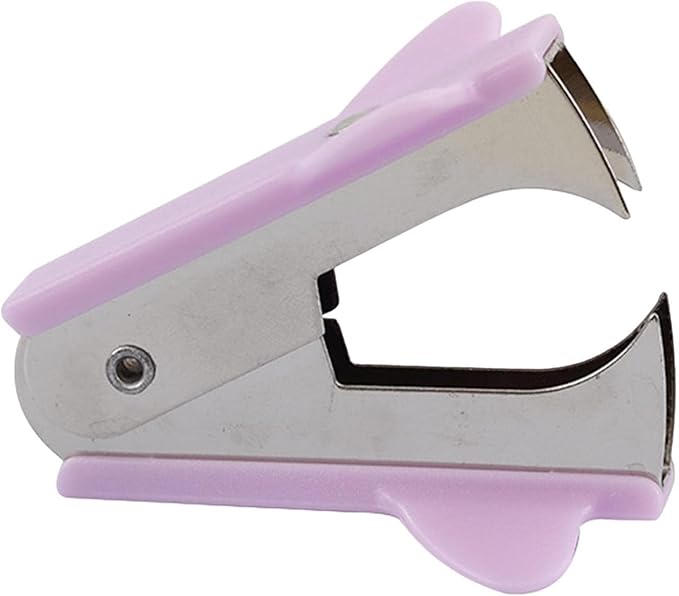 Purple Stapler Puller,Stapler Removals Remover - Staple Puller Tool with Non-Slip Grip for School,Teachers, Students,and Home Desk Staplers