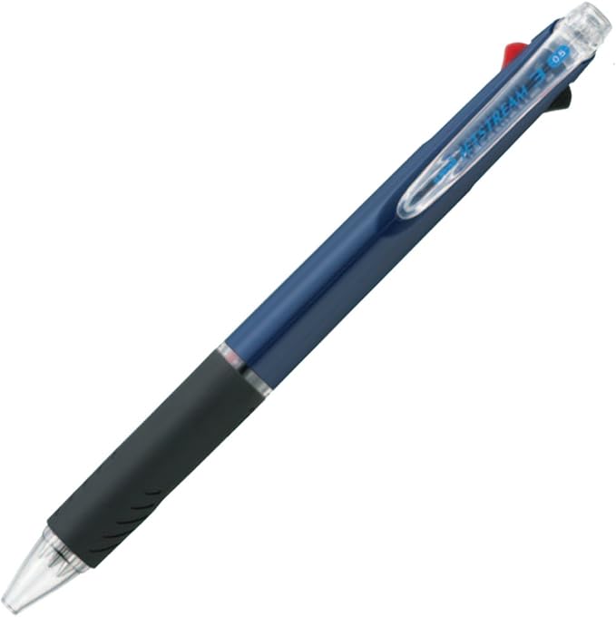 uni Ballpoint Pen Jetstream 3 Color Black, Red, Blue Ink 0.5mm, Navy (SXE340005.9)