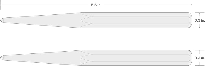 TEKTON 7/16 Inch Center Punch | 66084 | Made in USA