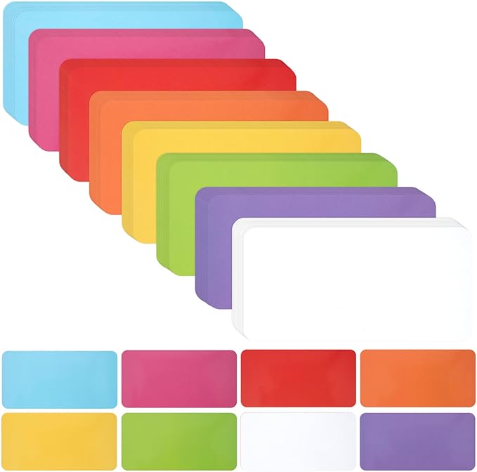 32 Pcs Dry Erase Magnetic Labels, 4.2 x 2.1 Reusable Writable Name Tags Magnetic Label Stickers for Whiteboard, Refrigerator, Locker Classroom Office Home (Rainbow)