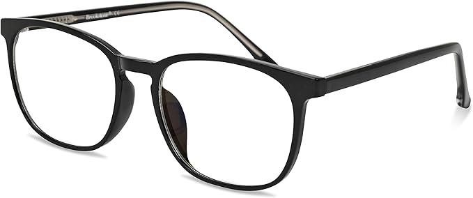 Brookstone Blue Light Blocking Glasses For Women and Men Computer Gaming Eye Protection UV Blocker With Pouch Cloth and Spray