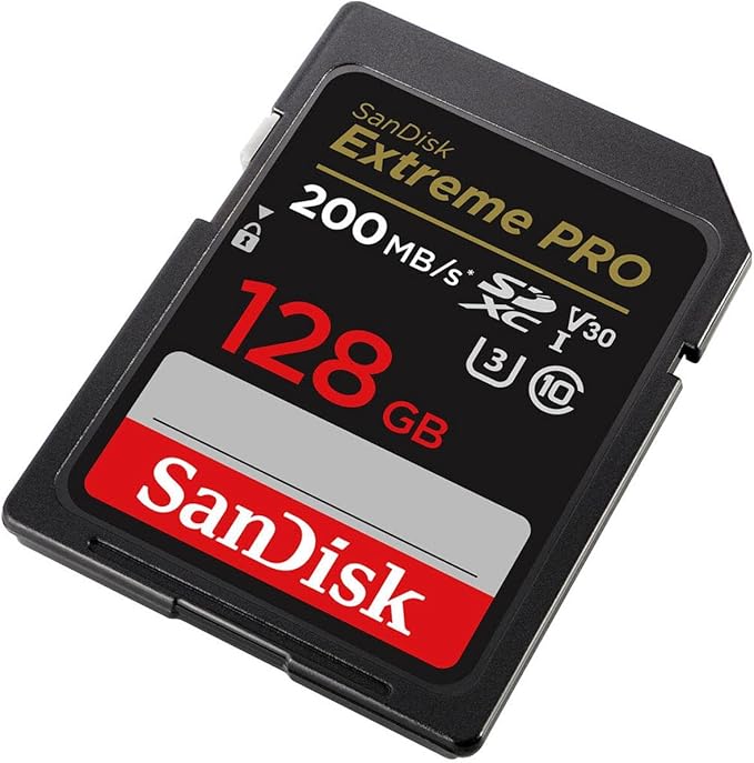 SanDisk Extreme PRO 128GB UHS-I U3 SDXC Memory Card