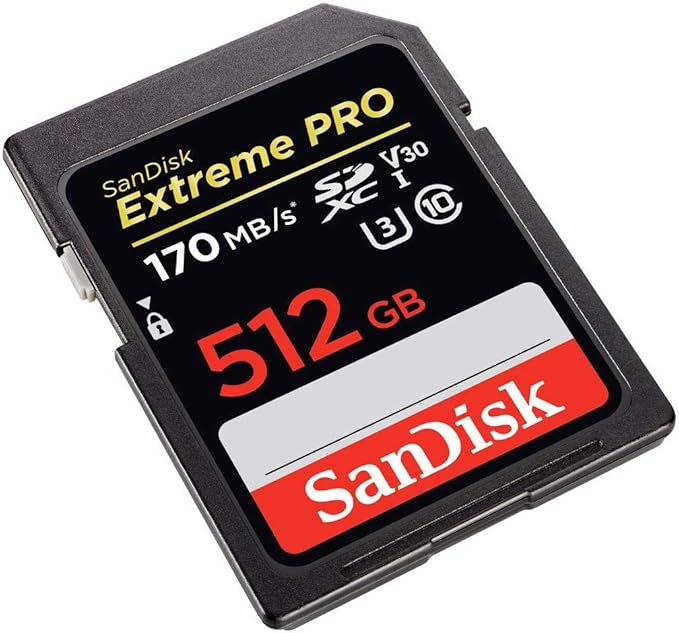 SanDisk 512GB Extreme PRO UHS-I SDXC Memory Card