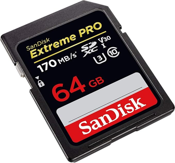 SanDisk Extreme Pro 64GB Memory Card Works with Nikon D5300, D850, D3300, A900, D3400 DSLR Camera SDXC 4K Bundle with (1) Everything But Stromboli 3.0 SD/Micro Reader