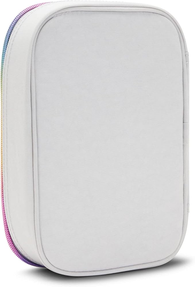Kipling 100 Pens Case Truly Grey Rainbow