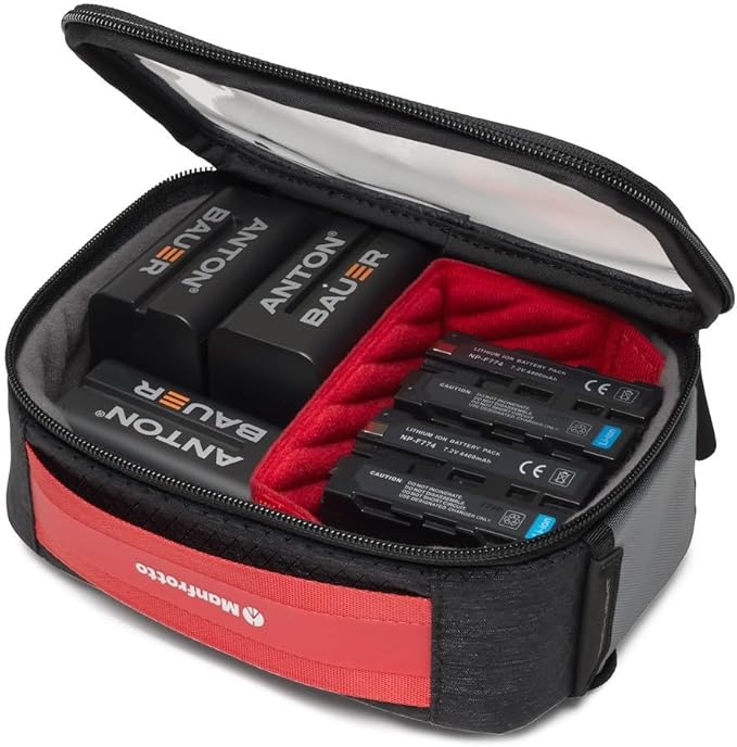Manfrotto Pro Light Tech Organizer S Camera Accessories Pouch Small for Batteries Chargers Cables (MB PL-to-S)