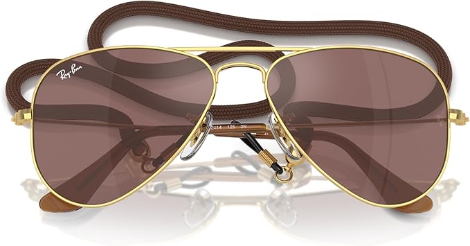 Ray-Ban Junior Kids' Rj9506s Metal Aviator Sunglasses