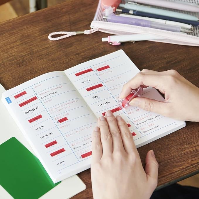 Kanmido HM-4001 Removable Marker, Study Blue, Red Sheet Included