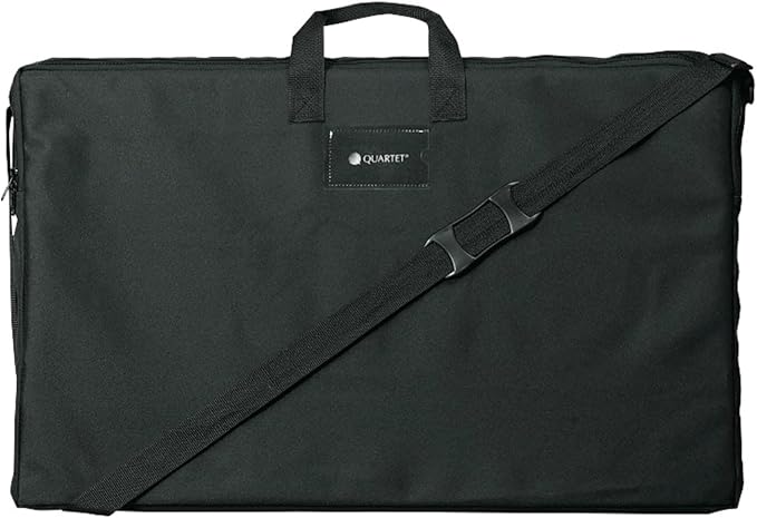 Quartet 156366 Tabletop Display Carrying Case, Canvas, 18 1/2w x 2 3/4d x 30h, Black