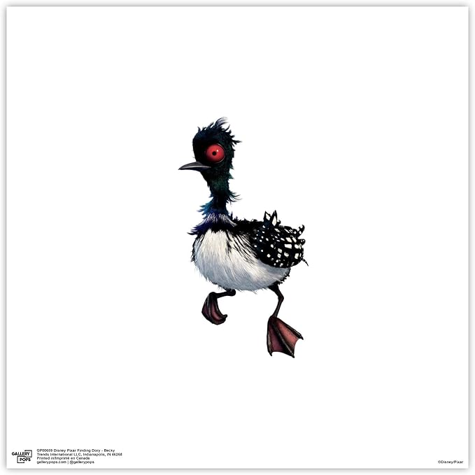 Trends International Gallery Pops Disney Pixar Finding Dory - Becky Wall Art Wall Poster, 12.00" x 12.00", Unframed Version