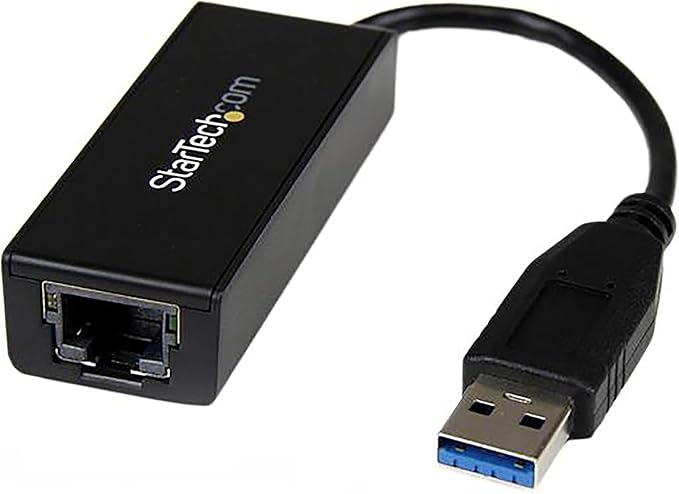 StarTech USB 3.0 to Gigabit Ethernet NIC Network Adapter - USB to RJ45 for 10/100/1000 Network