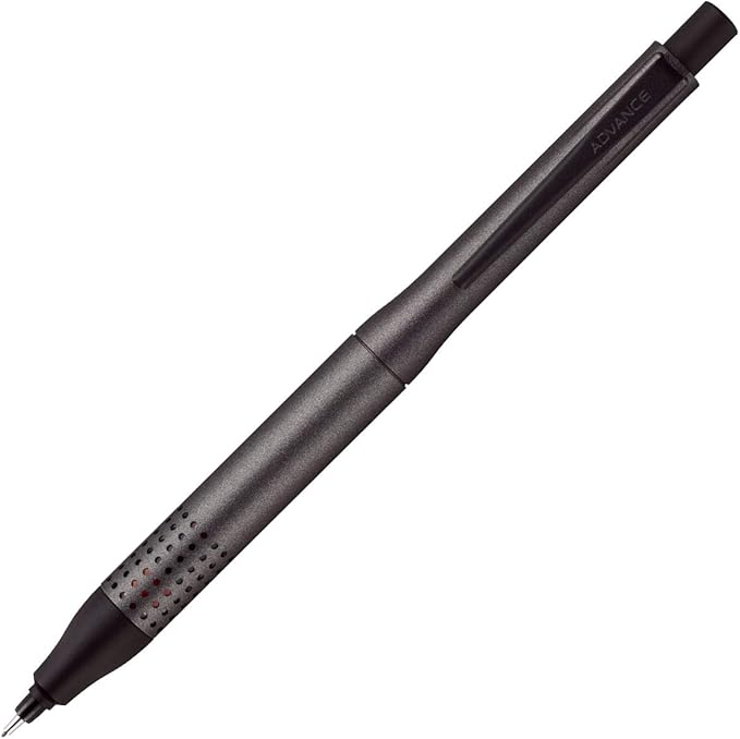Uni Kurutoga Advance Upgrade Model 0.5mm Mechanical Pencil, Gun Metallic Body (M510301P.43), Black