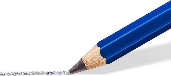 Staedtler Mars Lumograph Graphite Watercolor Pencils, Box of 12 8B Lead Pencils, 100A-8B