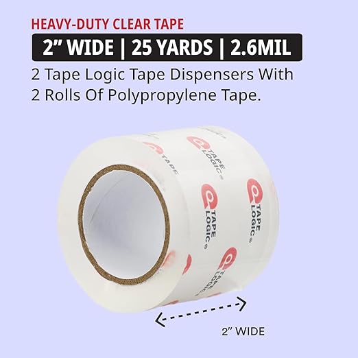 BOX USA Moving Boxes Medium 18"L x 14"W x 12"H (20-Pack) & 2 Heavy Duty 2in x 25yd Clear Packaging Tape with Dispensers | For Shipping, Mailing, Packing, Packaging and Storage