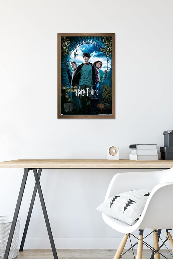 Trends International Harry Potter and the Prisoner of Azkaban - Sky One Sheet Wall Poster, 14.72" x 22.37", Bronze Framed Version