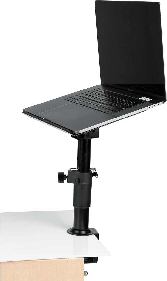 Gator Frameworks Desktop Clampable Universal Laptop Stand with Adjustable Height (GFWLAPTOP2500)