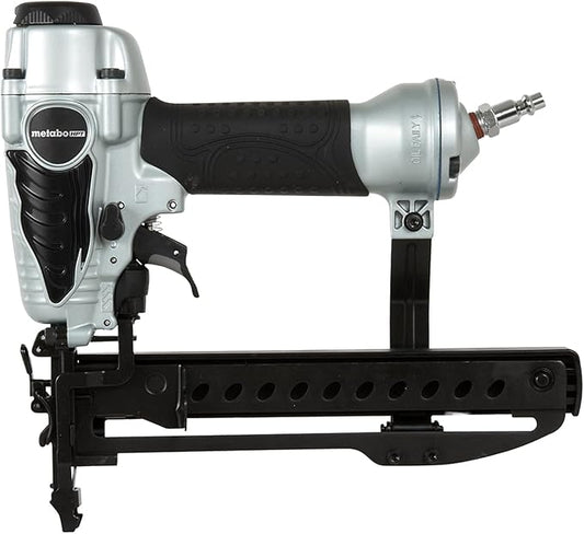 Metabo HPT Narrow Crown Stapler, Pro-Preferred Pneumatic Power Nailers, Finish Stapler for Furniture & Cabinetry, Lightweight Trim Tool, Ergonomic Design, 18 Gauge, 1/2″ to 1-1/2″ Staples, N3804AB3